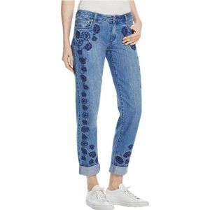 Michael Kors Dillon Floral Embroidered Jeans